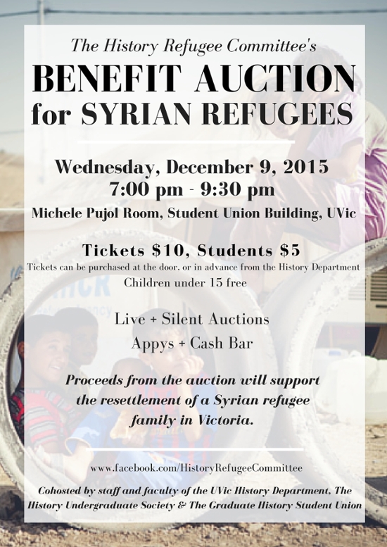 Refugee Auction poster